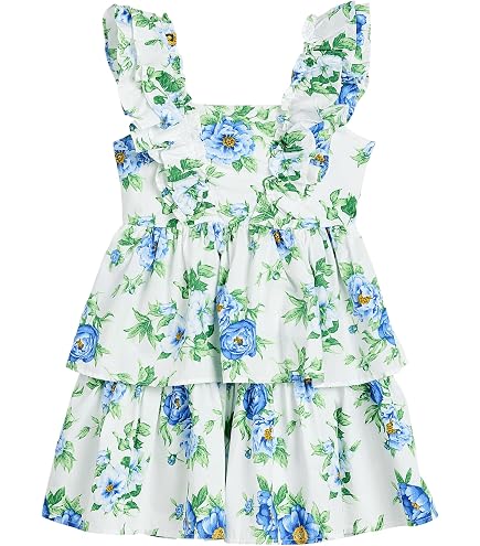 janie and jack blue floral dress Womens Ruffle Shoulder Tiered (Toddler/Little Kid/Big Kid) Multicolor 2 Toddler One Size: Clothing, Shoes & Jewelry ALL_PRODUCTS Janie and Jack Ditsy Stunning Green Sweetheart Long Size:Large, B40