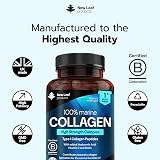 New Leaf Products Pure Marine Collagen Type I 60 Capsules Hyaluronic Acid view 5