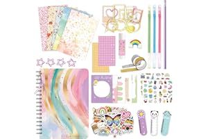 Cute Art Crafts Scrapbook Journaling Supplies, Little Girls Diary, DIY Journal Kit for Girls, DIY Journal Kit,for Recording T