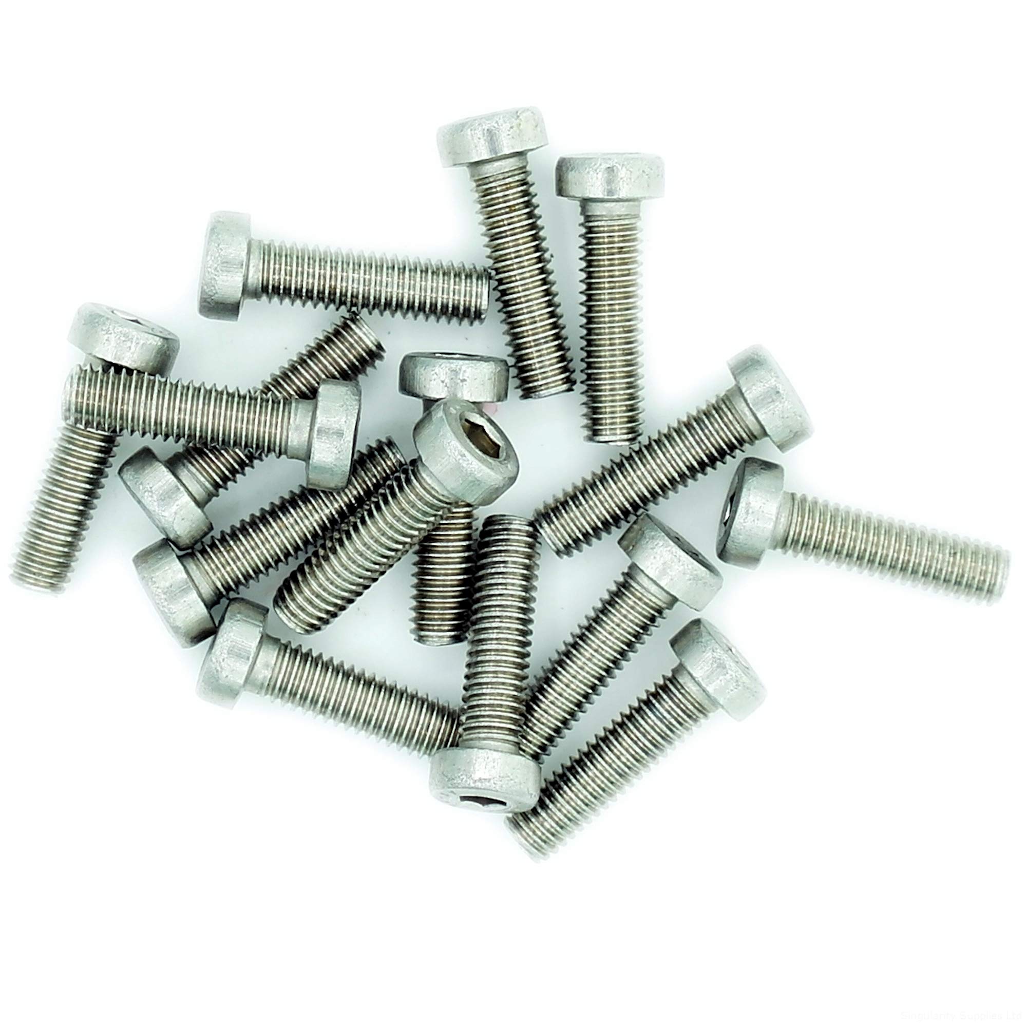 M3 (3mm x 6mm) Hex Socket Cap Screw (Bolt) (Low Head) - Stainless Steel (A2) (Pack of 20)