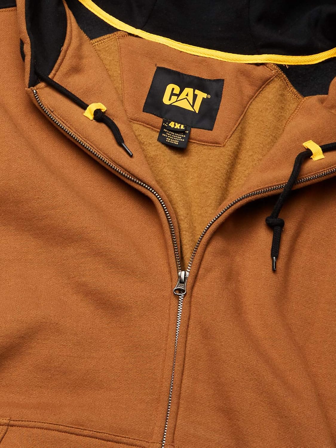 Caterpillar Men's Logo Panel Zip Sweatshirt (Regular and Big Sizes) at  Men’s Clothing store