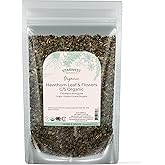 Starwest Botanicals Organic Hawthorn Leaves & Flowers - Dried Loose Leaf Herb for Tea, Natural Wellness Support for Women & Men, Cut & Sifted, Certified Kosher, Non-GMO - 4 oz Pouch