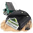 Foundgo 6'X 14' Dump Truck Mesh Tarp 18oz Dump Trailer Replacement Tarp with Grommets, Vinyl Coated Truck Tarps Heavy Duty, Double Stitched Edges,with 2 Pockets