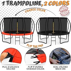 JUMPZYLLA Trampoline 8FT 10FT 12FT 14FT Trampoline
