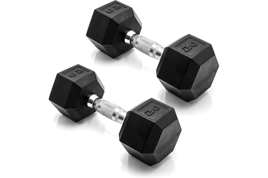 CAP Barbell Coated Dumbbell Weight | Multiple Options Pairs & Sets