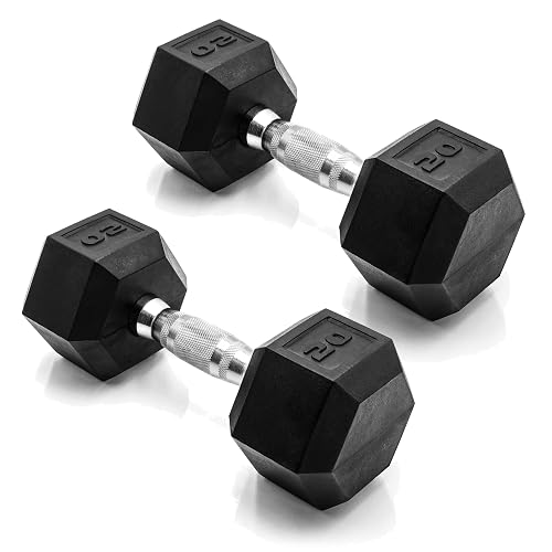 CAP Barbell Coated Hex Dumbbell Weight - Pairs | Multiple Options