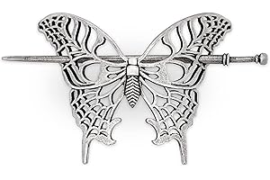 HAQUIL Vintage Antique Medieval Hollow Butterfly Hairpin Hair Stick Hair Accessory for Women