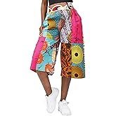 HongyuAmy Women African Print Waist Pants Ankara Nation Print Pants Clothing