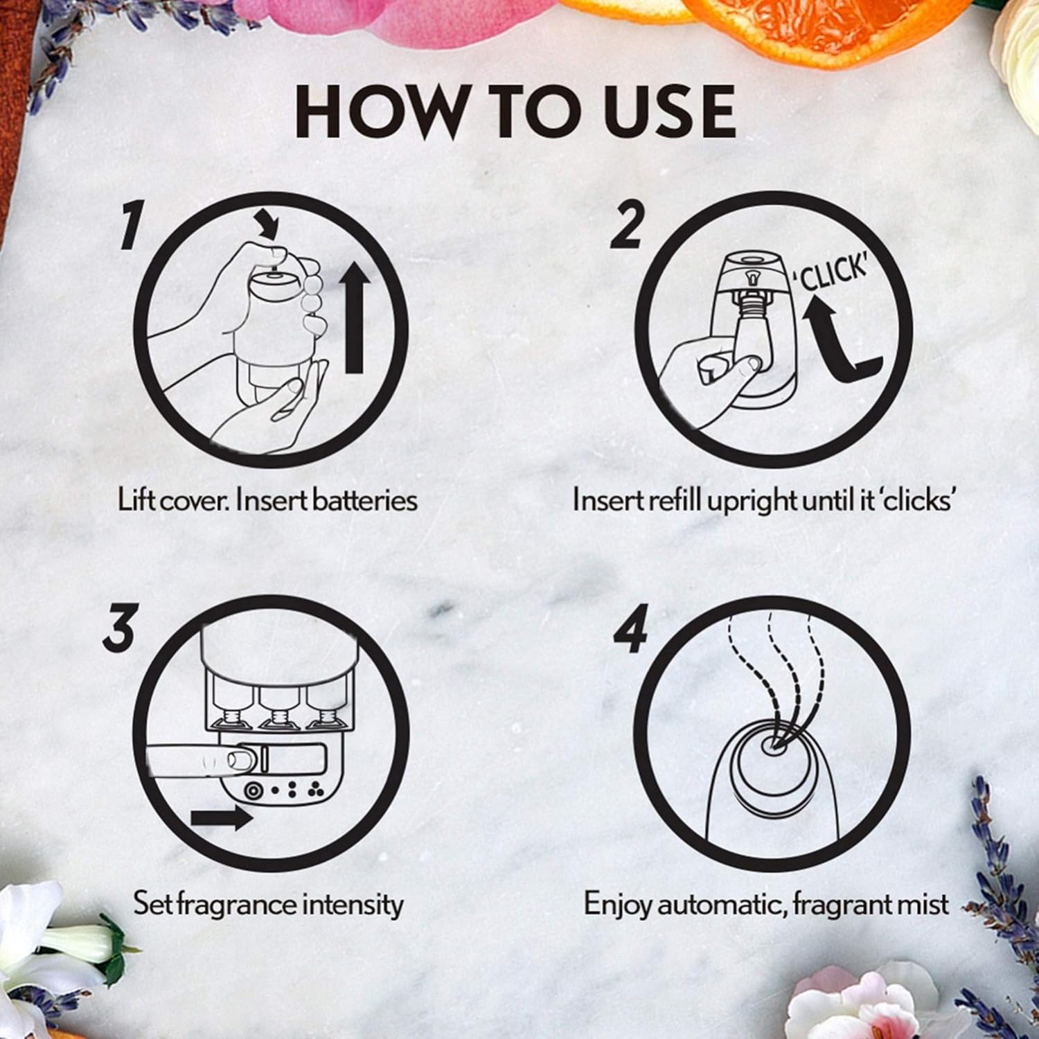Air Wick Essential Mist, Essential Oil Diffuser, (Diffuser + 2 Refills), Lavender & Almond Blossom & Fresh Water Breeze, Air Freshener: Health & Personal Care
