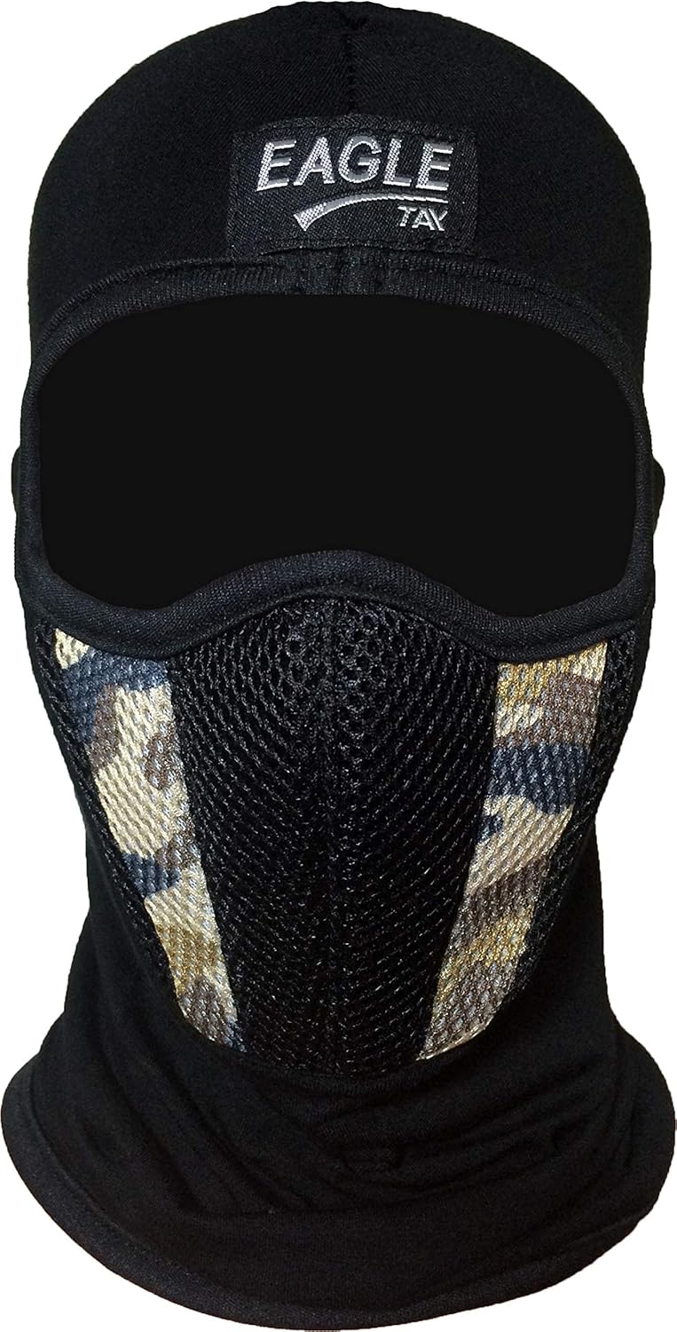 Fleece Warm Full Face Cover Balaclava Protecting Filter Camouflage Ski