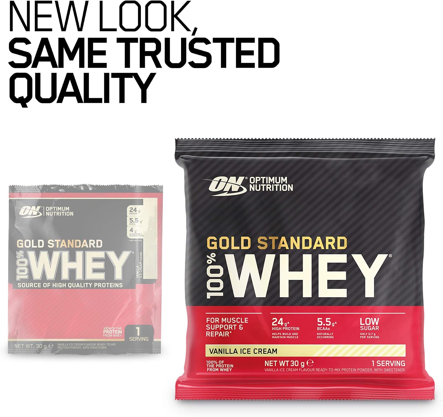 Optimum Nutrition Gold Standard 100% Whey Muscle Building and Recovery Protein Powder With Naturally Occurring Glutamine and BCAA Amino Acids - Image 3