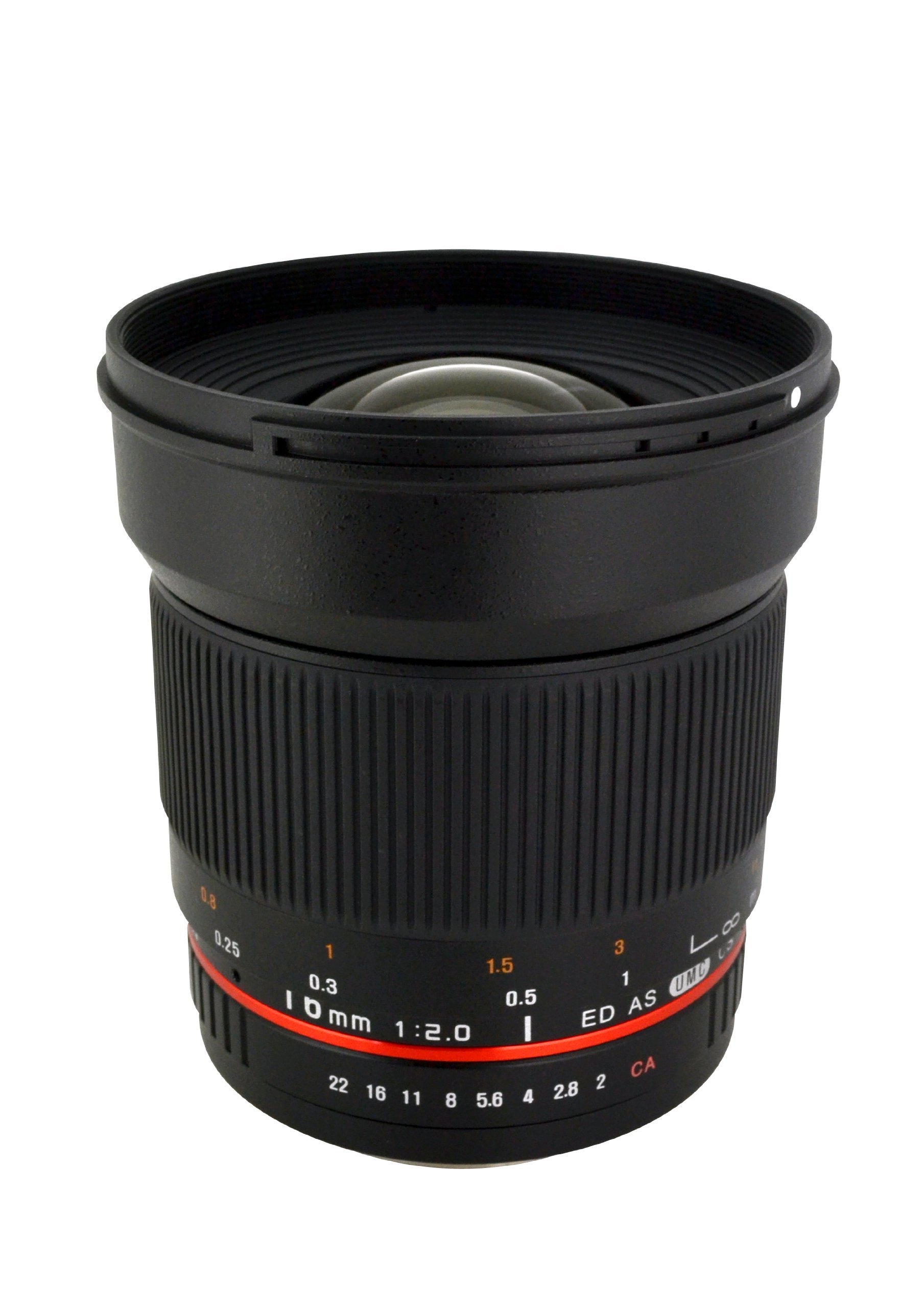Rokinon 16M-P 16mm f/2.0 Aspherical Wide Angle Lens for Pentax KAF Cameras,Black