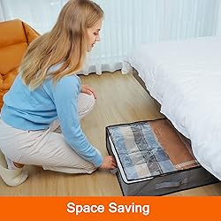 Vieshful 3 Pack Underbed Storage Bags 75L Foldable