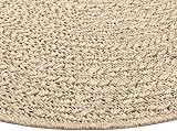 the carpet Kansas Indoor Outdoor Rug 120 cm Round Natural Jute Look view 8