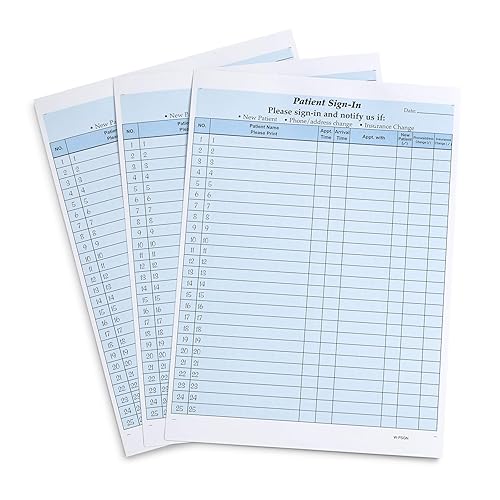 125 Patient Sign in Sheets, HIPAA Compliant, Peel Off... 125 Patient Sign in Sheets, HIPAA Compliant, Peel Off...
