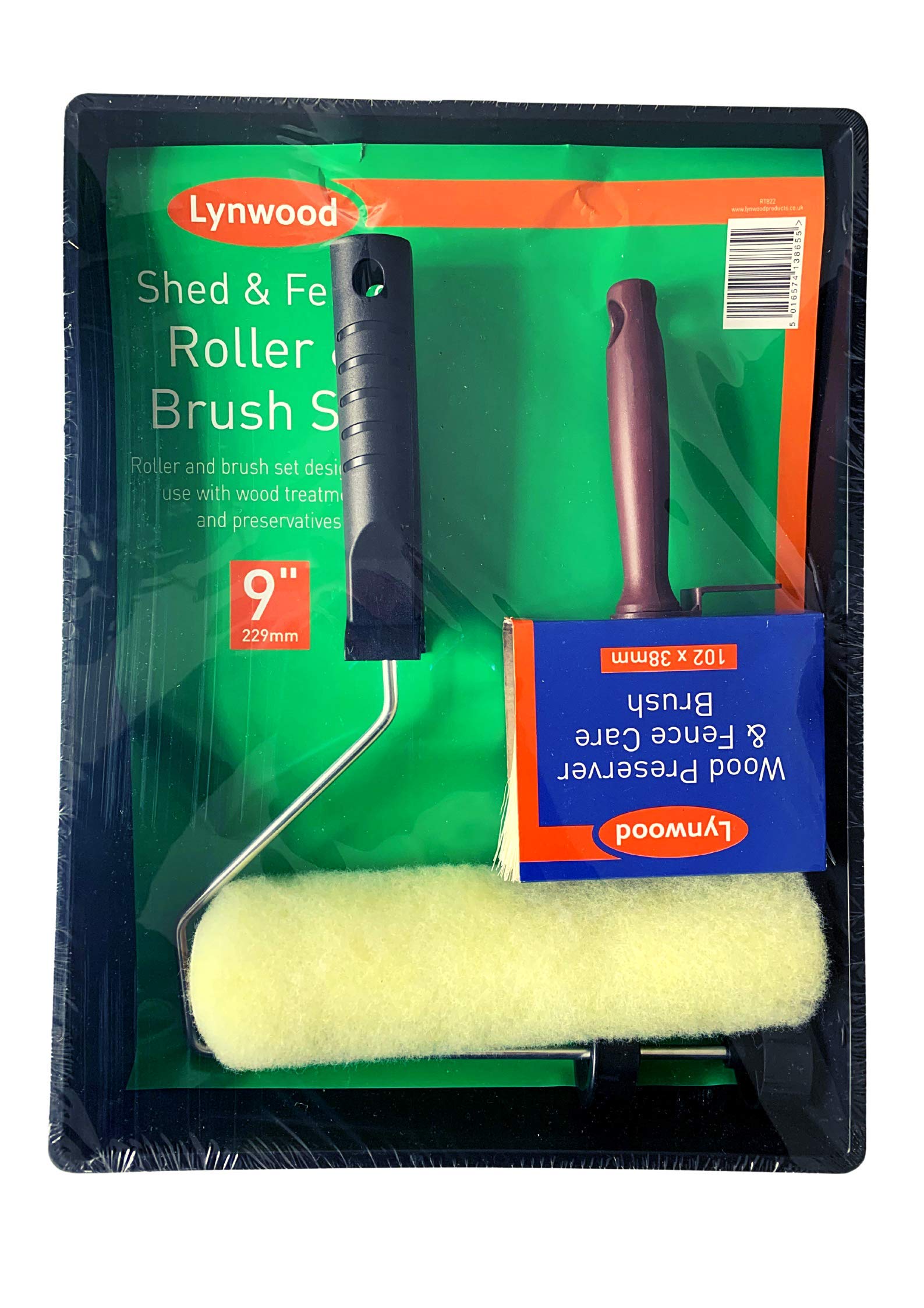 Lynwood 3 Piece Shed Fence Wood Paint Roller Set, Wood Preservatives & Treatments, 9"
