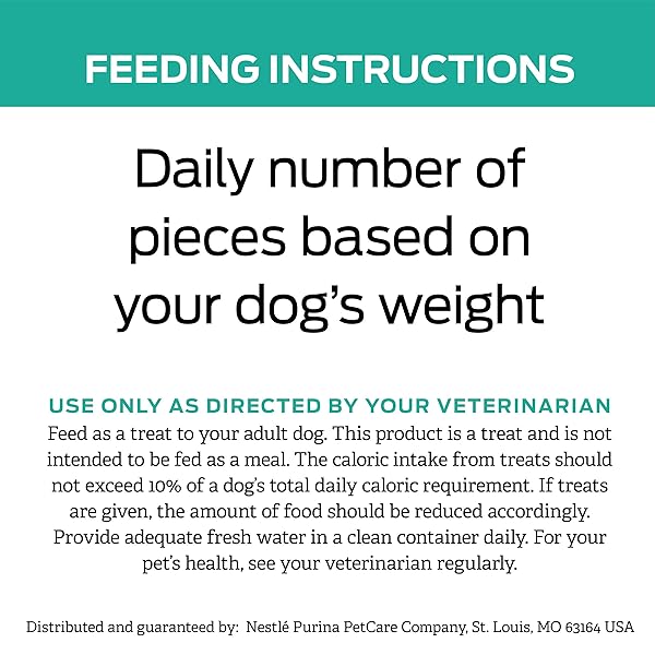 PRO PLAN VETERINARY DIETS PURINA DIGESTIVE HEALTH BITES DOG TREAT CHEWS – 16 OZ. POUCH