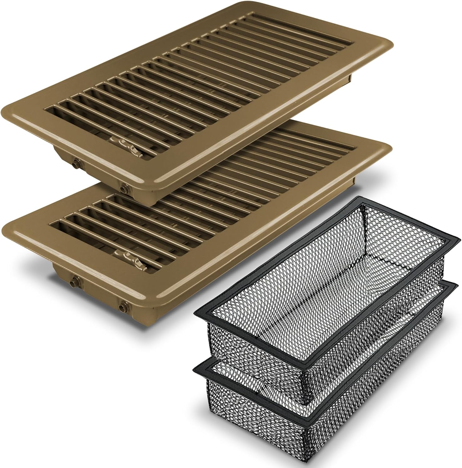 Registers, Grilles & Vents - Floor Register 4x10