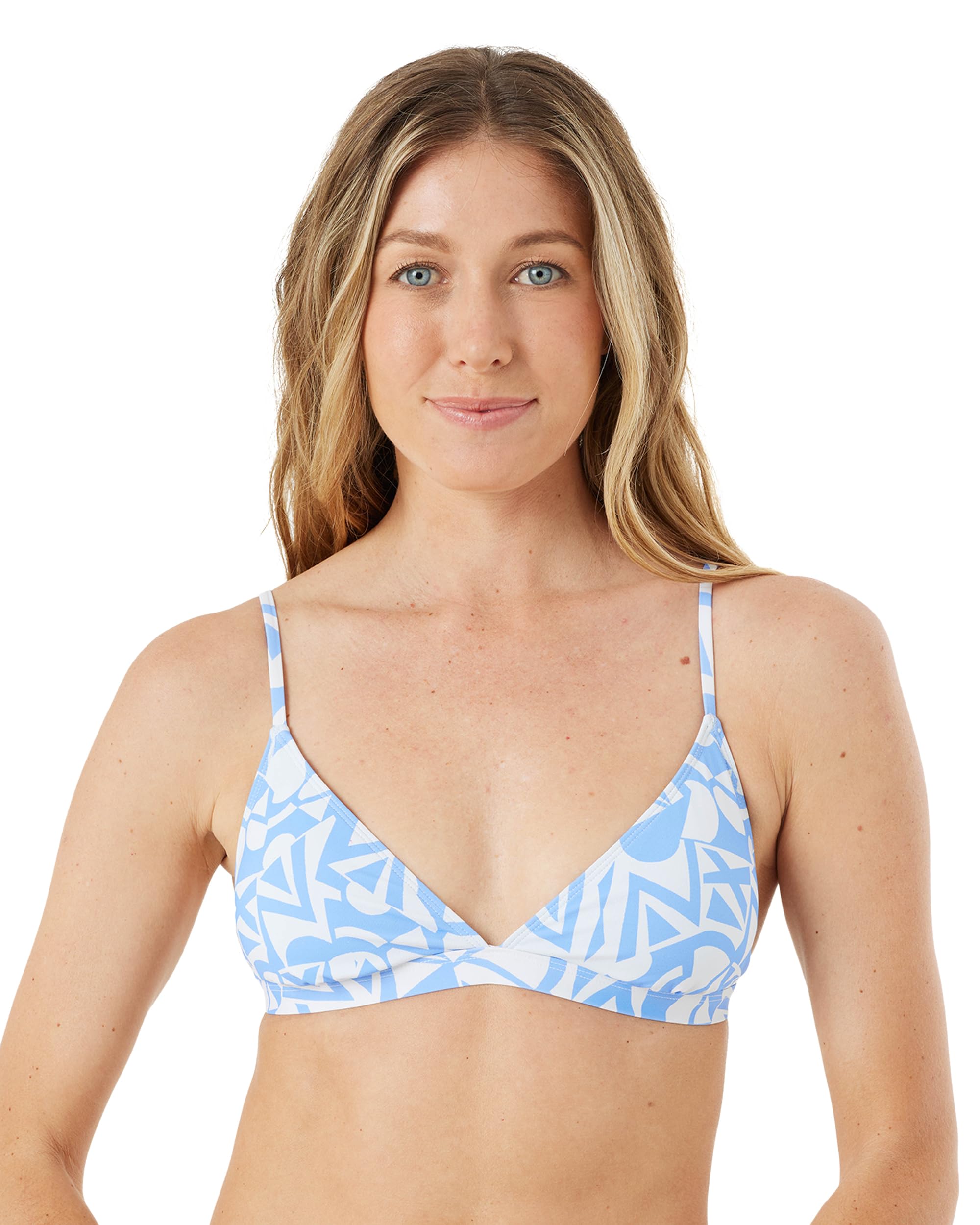 Photo 1 of Roxy Women's Standard Bikini UPF 50+, Quick-Dry, Removable Pads, Swimsuit Top, Surf & Beachwear, Multi