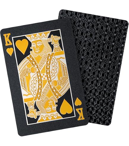 Cartes à Jouer Étanches Plastique PVC Cartes De Club De Poker Durables