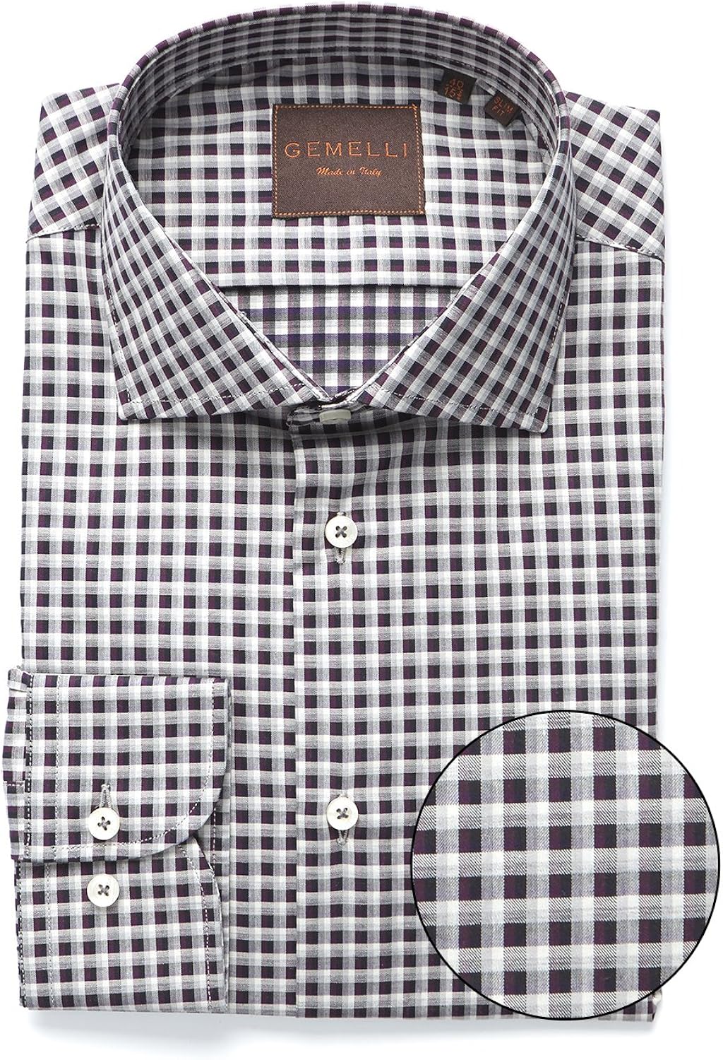 mens burgundy dress shirt slim fit