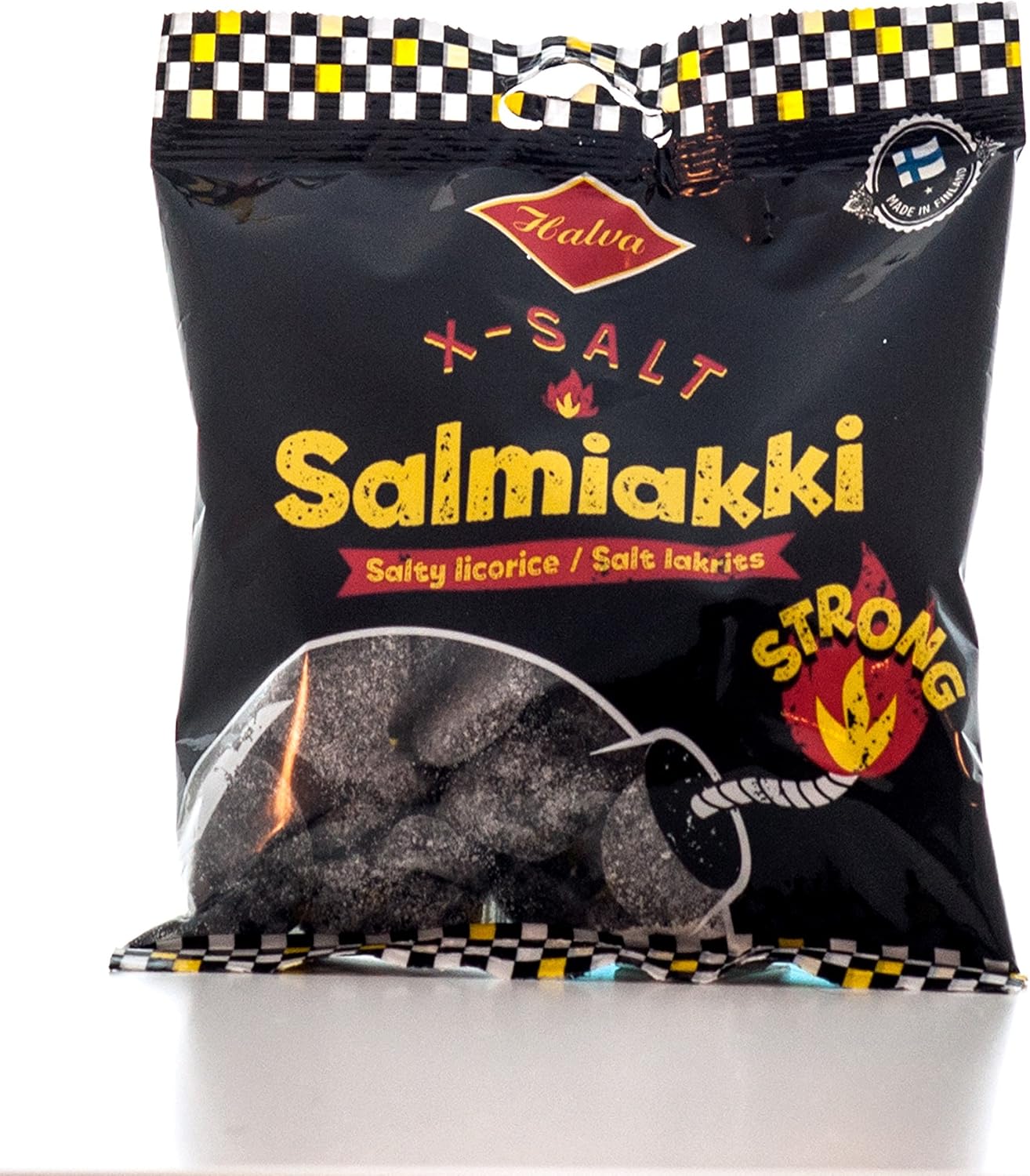 Halva XSalt Salmiakki 120g Salty Licorice Finland (set of two) Amazon