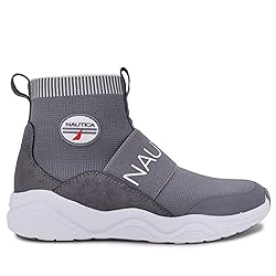Nautica Kids Boys High Top Sock Tennis Sneaker