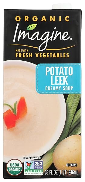 IMAGINE ORGANIC CREAMY SOUP, POTATO LEEK, 32 OZ.