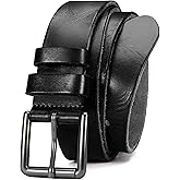 YOETEY Full Grain Leather Belt for Men - Mens Belts Casual with Genuine Leather - Handcrafted Elegance for Your Wardrobe