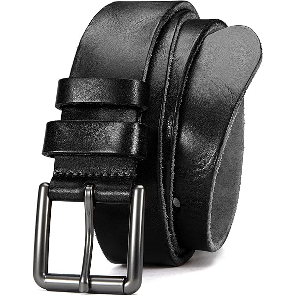 良品 CALEE LEATHER PLANE BELT medium BLACK CALEE - LEATHER PLANE BELT (BLACK) / レザー プレーン ベルト