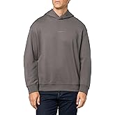 Armani Exchange Men's Small Front and Back Cotton French Terry Hooded Sweatshirt