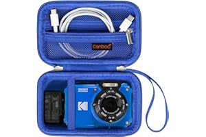 Canboc Carrying Travel Case for Kodak PIXPRO WPZ2 Rugged Waterproof Digital Camera, Underwater Photography Camera Bag, Zipper