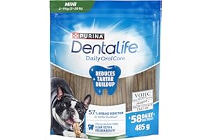 DentaLife Daily Oral Care Dog Treats for Mini Breed Dogs - 485 g Pouch (1 Pack)