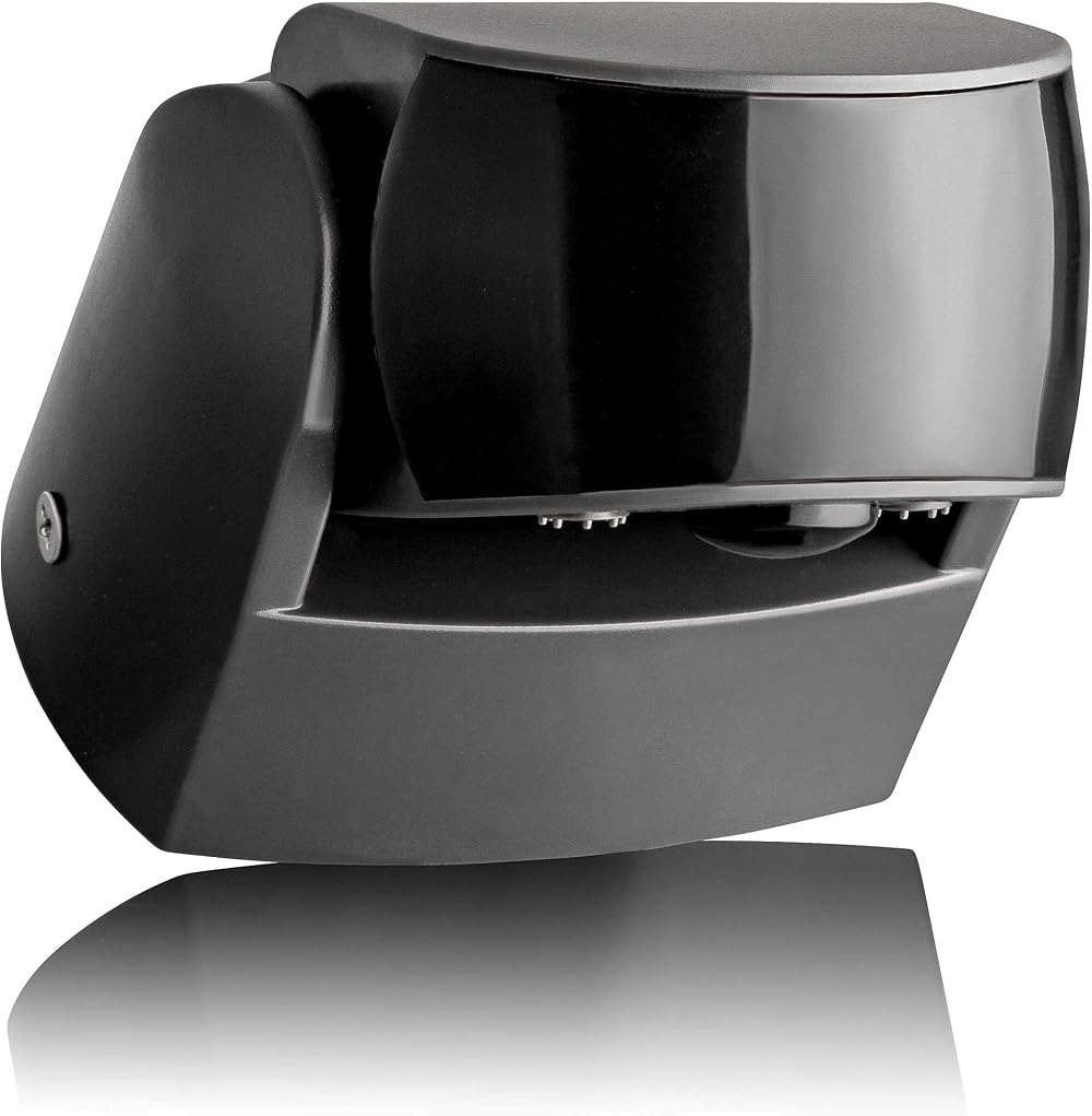SEBSON PIR Sensor Outdoor IP65 Motion Detector 12m 180° Anthracite
