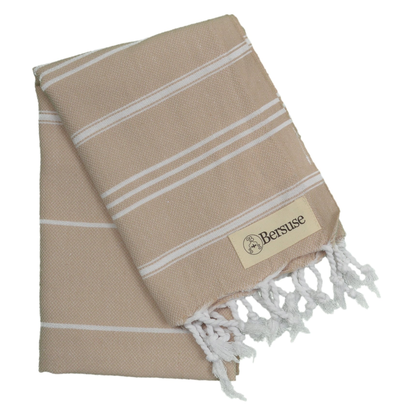 Bersuse 100% Cotton - Anatolia Turkish Hand Towel - Beige