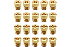 DYYYYD Carburetor Main Jet Kits 60-69 (Thread size: 1/4"-32) compatible with Holley Carb Main Carburetors (Two nozzles of each size)