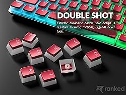 Ranked Pudding PBT Keycaps | 112 Double Shot