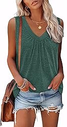OFEEFAN Womens Tank Tops Loose Fit St Patricks Day