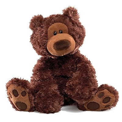 GUND Philbin Teddy Bear Stuffed Animal Plush, Chocolate Brown, 12&quot