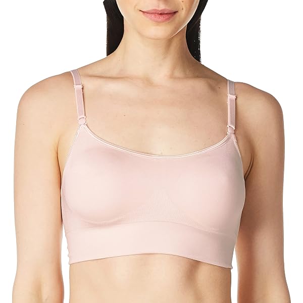 Women's Rhonda Shear 92071 Ahh Seamless Leisure Bra With Removable Pads (White M