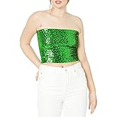 Alivila.Y Fashion Womens Sparkling Sequins Stretch Party Clubwear Tube Top