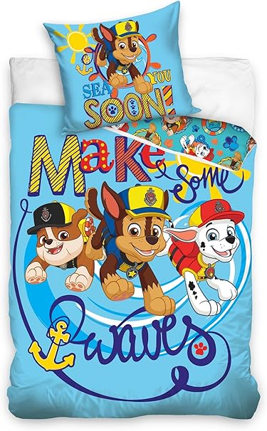 paw patrol cot bed duvet cover