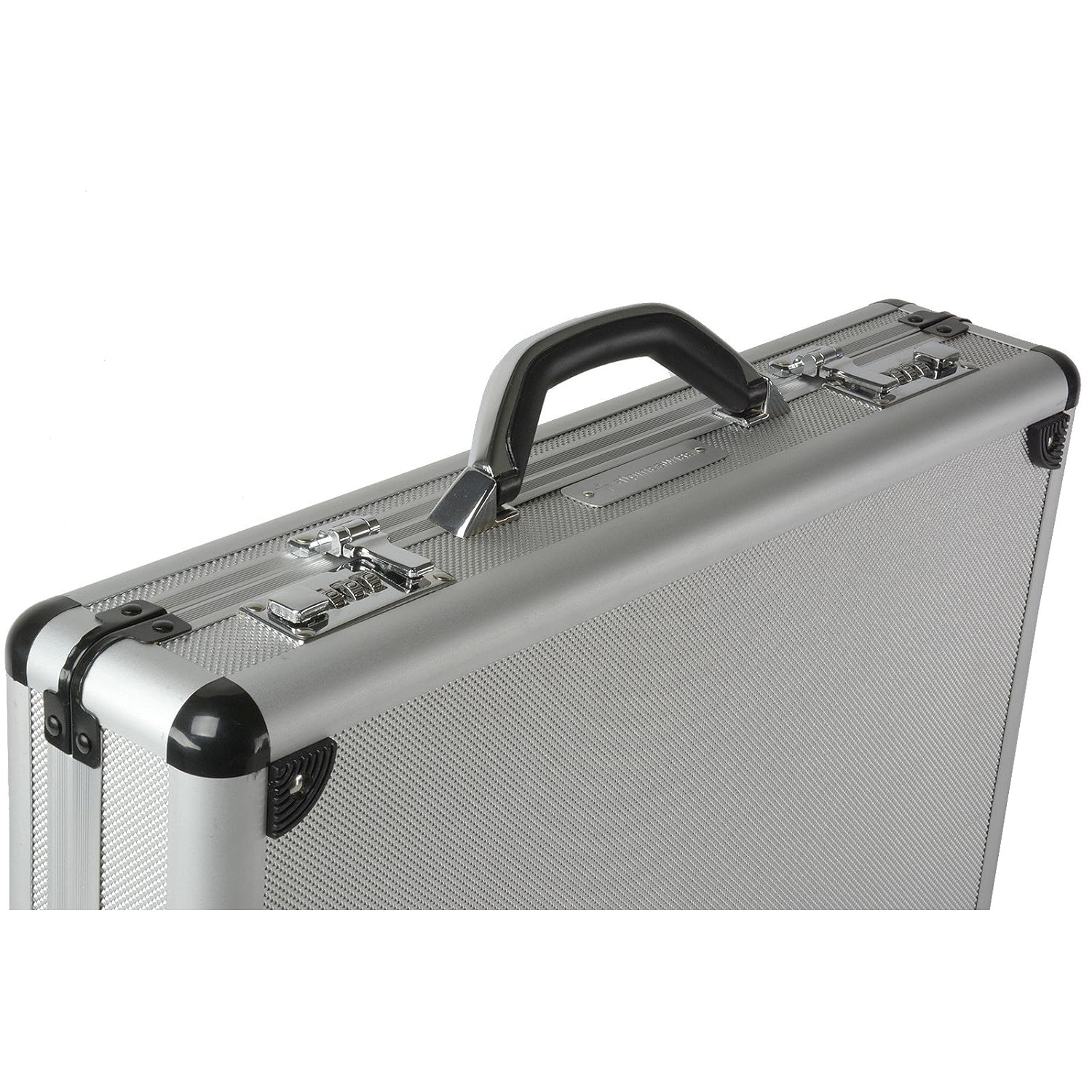 Alpine Swiss Aluminum Attaché Case Padded Laptop Briefcase Combo Lock
