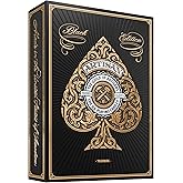 theory11 Artisan Playing Cards Black &ndash; Gold Foil Hand-Illustrated Poker Deck with Elegant Art, Magic, Cardistry, Game Night Gift for Card Collectors, Magicians, Poker Players, Teens &amp; Adults
