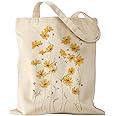 Miss Adola Aesthetic Canvas Tote Bag for Women - Reusable Tote Shoulder Bag Casual Bag for Vacation, Shopping, Work, Gym