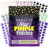 280Pcs Star Pimple Patches for Face - Pimple Patches Cute Stars - Hydrocolloid, Salicylic Acid, Tea Tree Oil, Centella - Glit