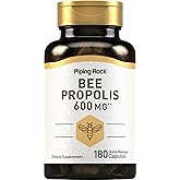 Piping Rock Bee Propolis Extract Capsules | 180 Pills | Non-GMO, Gluten Free Supplement