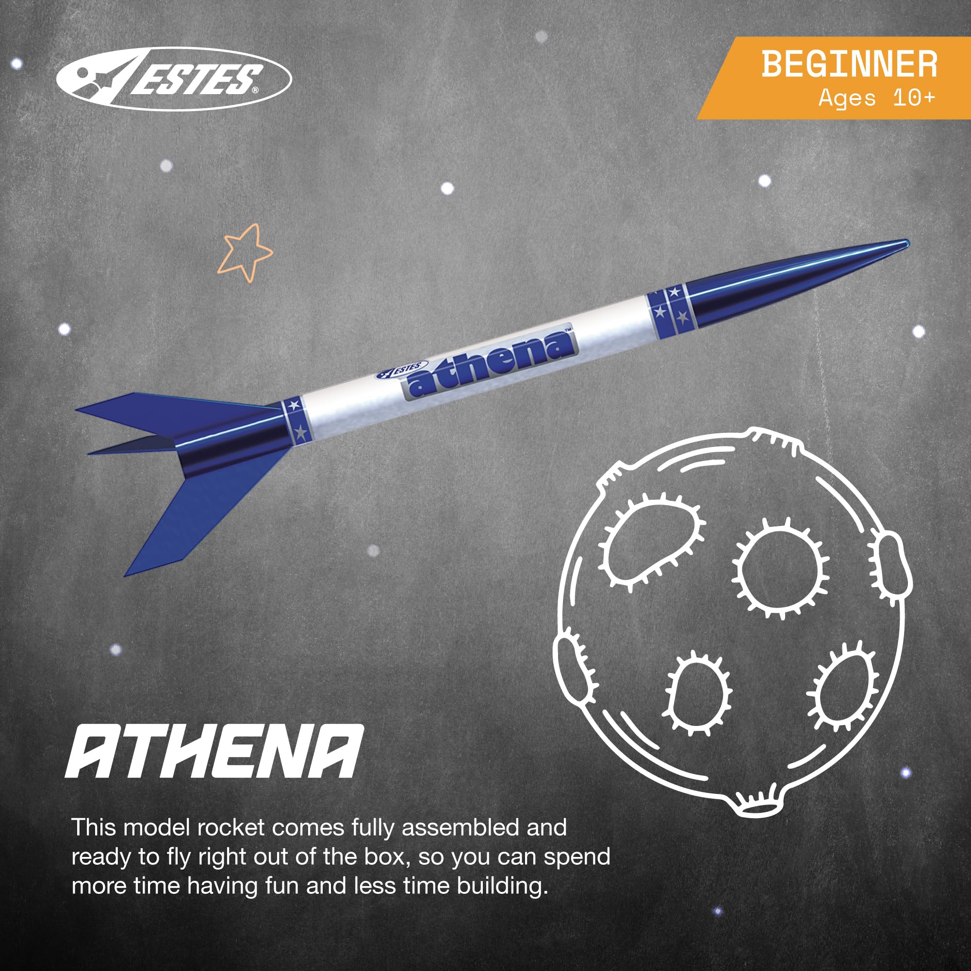 Estes Model Rockets Athena, Brown/a