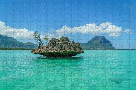 Amazon モーリシャス島パズル木製ジグソーパズル大人用1000ピース旅行のお土産贈り物 木製パズル おもちゃ
