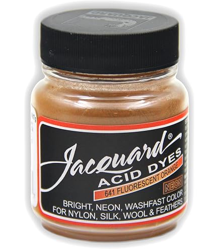 Jacquard Acid Dye Burnt Orange – Konzentriertes Pulver-Farbmittel Für Wolle, Seide & Proteinfasern, 8 Unzen